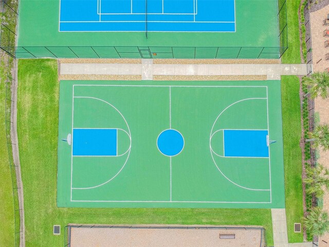 view of sport court