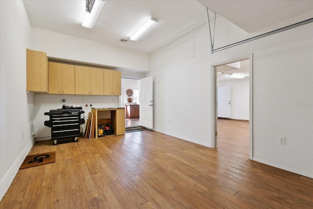 office area featuring wood-type flooring