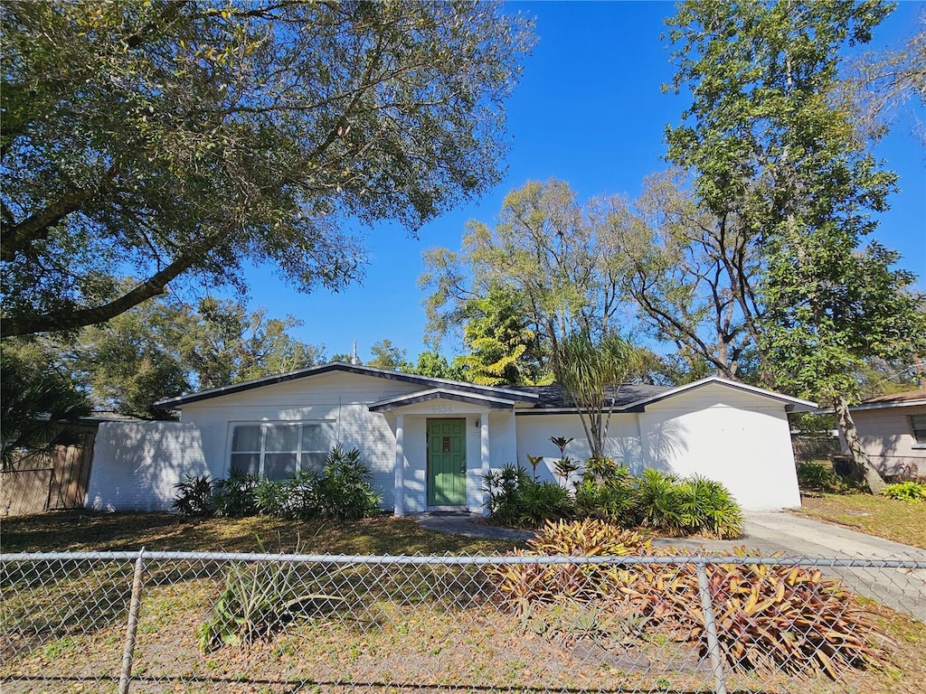 view of ranch-style house