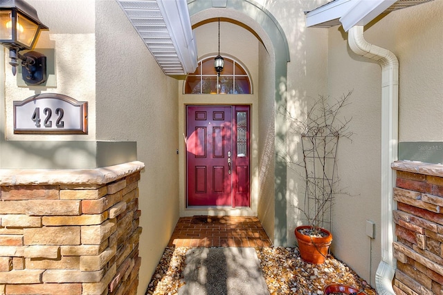 view of entrance to property