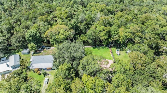 8952 W White Dogwood Dr, Homosassa, FL 34448 - aerial view of property's location with a heavily wooded area