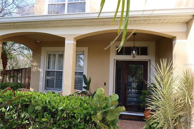 view of entrance to property