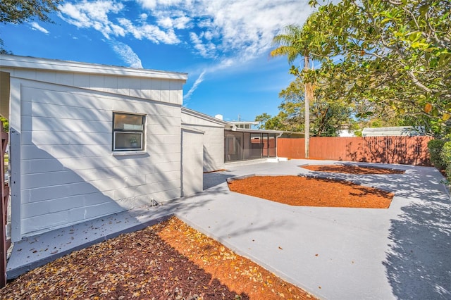 exterior space with a patio area