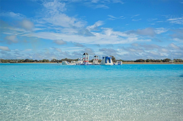 view of water feature