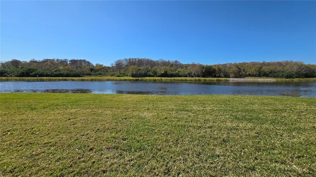 view of property view of water