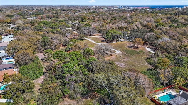 view of aerial view