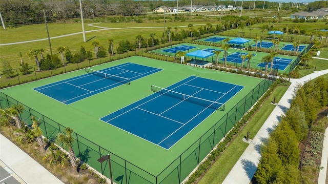 view of tennis court