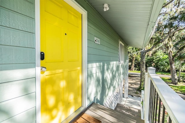 14640 W Black Creek Dr, Crystal River, FL 34429 - property entrance featuring covered porch