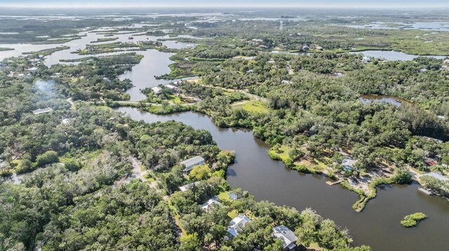 14640 W Black Creek Dr, Crystal River, FL 34429 - aerial view of property and surrounding area featuring a large body of water