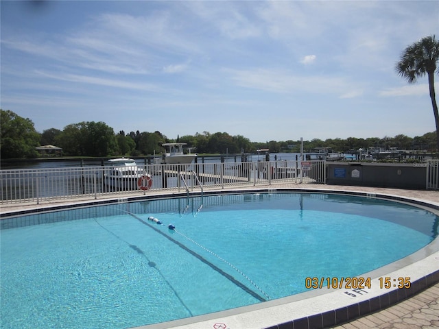 view of pool