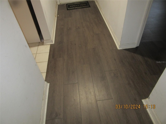 interior details featuring light hardwood / wood-style floors