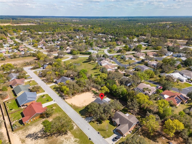 view of aerial view