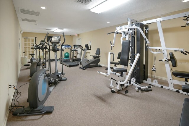 view of workout area