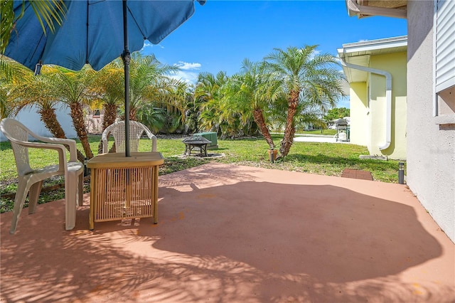 view of patio