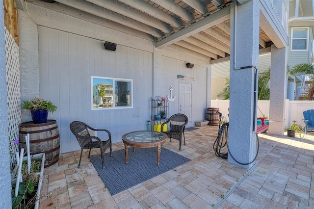 view of patio