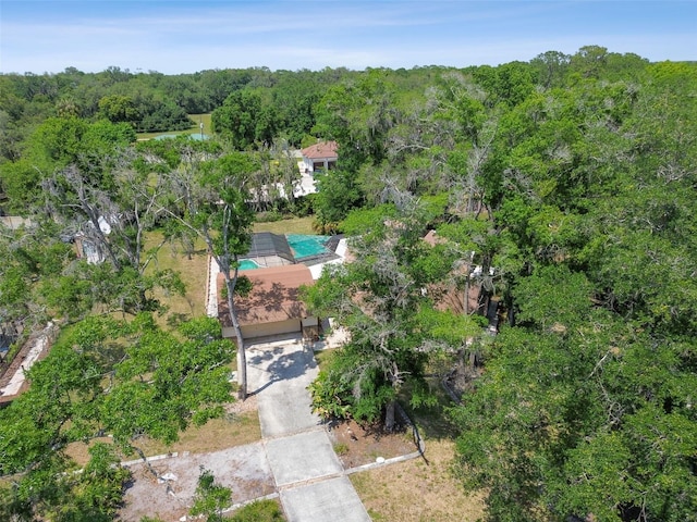 view of aerial view