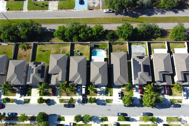 birds eye view of property featuring a residential view