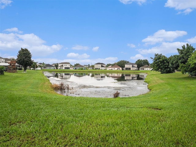 view of water feature