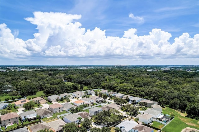 view of aerial view