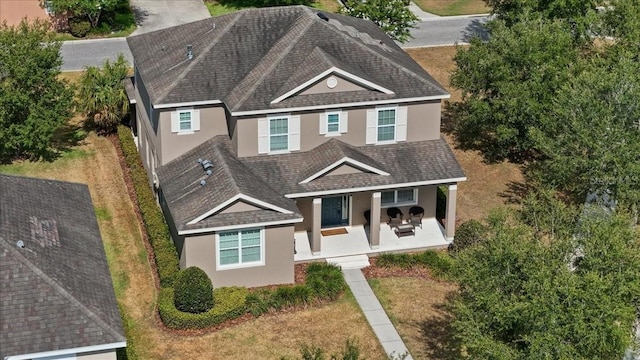 view of front of home with a porch