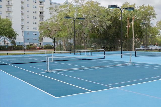 view of sport court