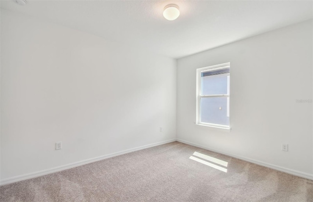 spare room featuring carpet floors