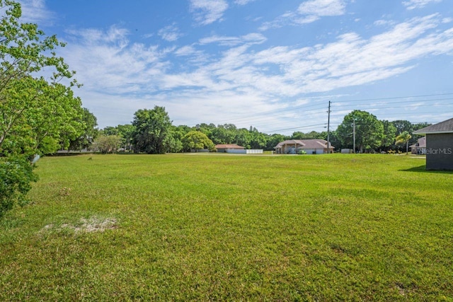 view of yard