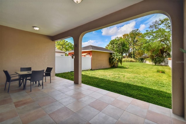 view of patio