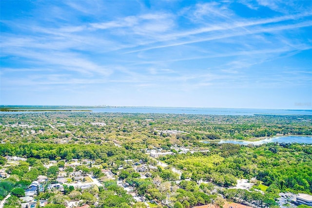 view of aerial view