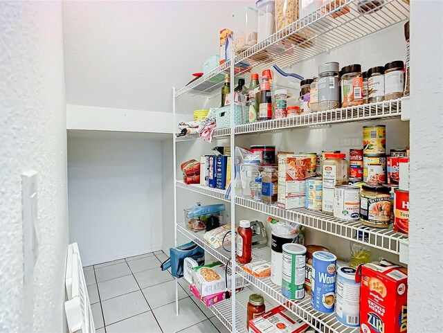 view of pantry