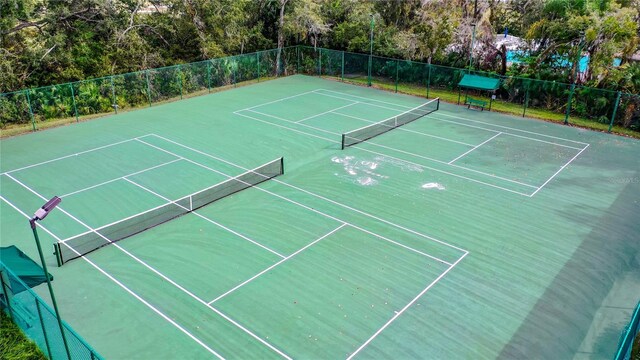 view of sport court