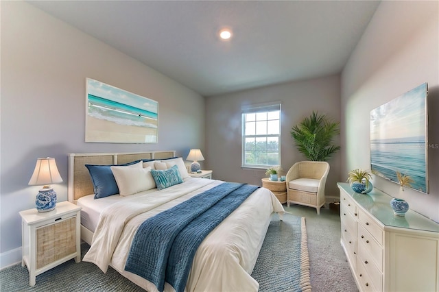 bedroom with carpet flooring