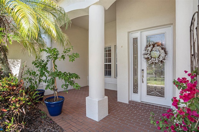 view of entrance to property