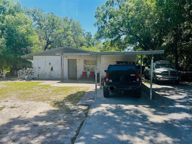 view of ranch-style house