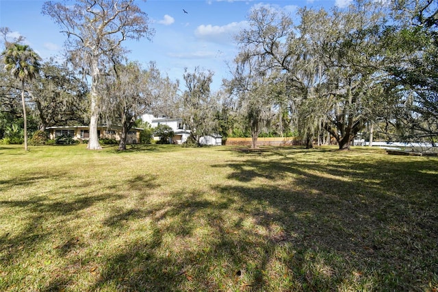 view of yard