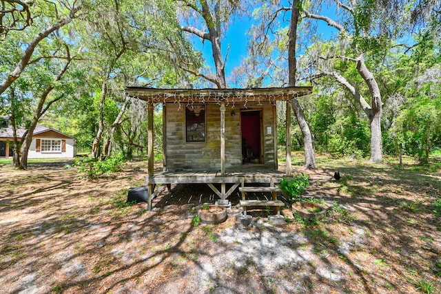 view of shed / structure