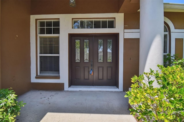 view of entrance to property