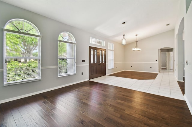 empty room with tile flooring