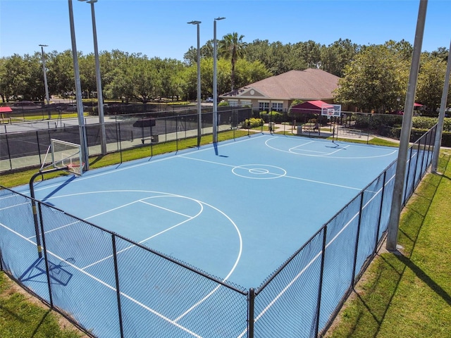 view of sport court