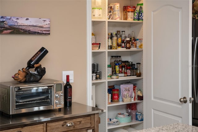 view of pantry