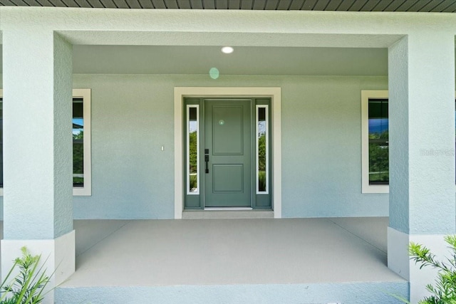 view of entrance to property