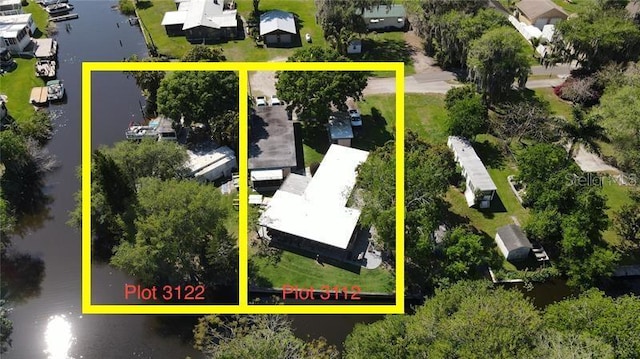 3112 SE 29th Ter, Okeechobee, FL 34974 - aerial perspective of suburban area featuring a large body of water