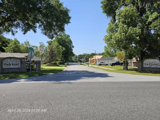 view of road