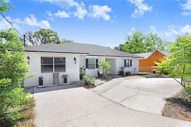 view of ranch-style home