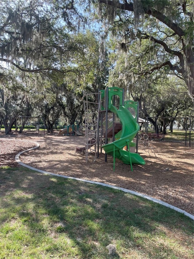 view of play area