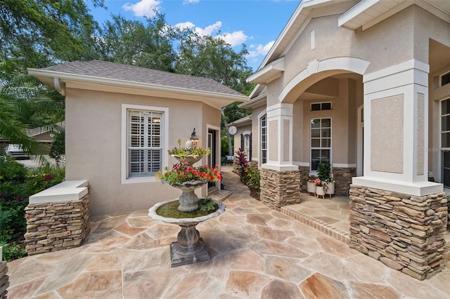 exterior space featuring a patio area