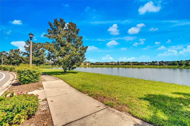 property view of water