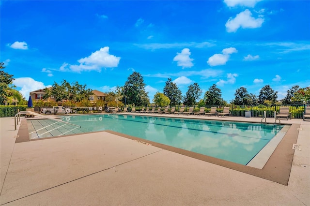 view of pool