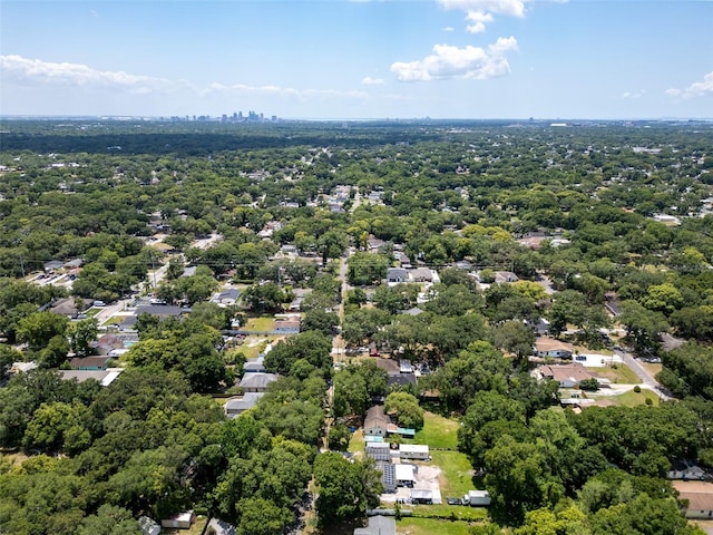 bird's eye view featuring a residential view