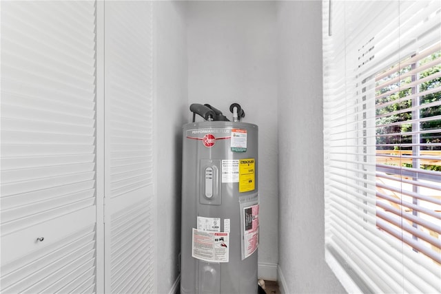 utilities featuring electric water heater